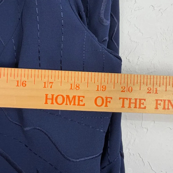 John Mayer of Norwich Blazer size 16 Blue Embroidered Shoulder Pads Career Work - Picture 5 of 9